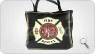 Firefighter Shield Tote Bag
